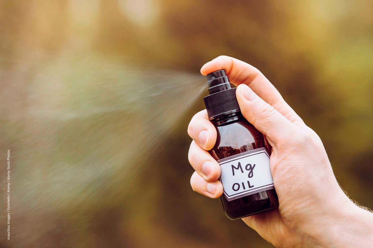 Magnesiumölspray ist angenehm zum Massieren oder Pflegen, als Magnesiumsubstitution jedoch ungeeignet.