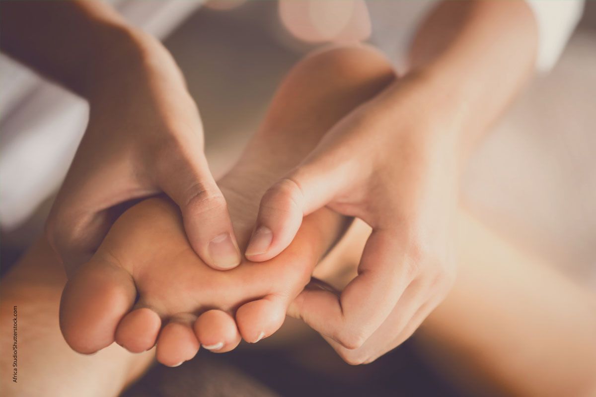 Die Massage von Reflexzonen soll den ganzen Körper beeinflussen.