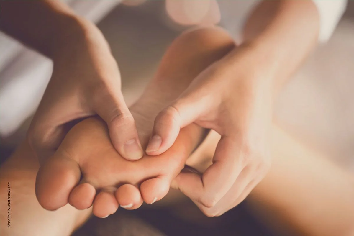 Die Massage von Reflexzonen soll den ganzen Körper beeinflussen.
