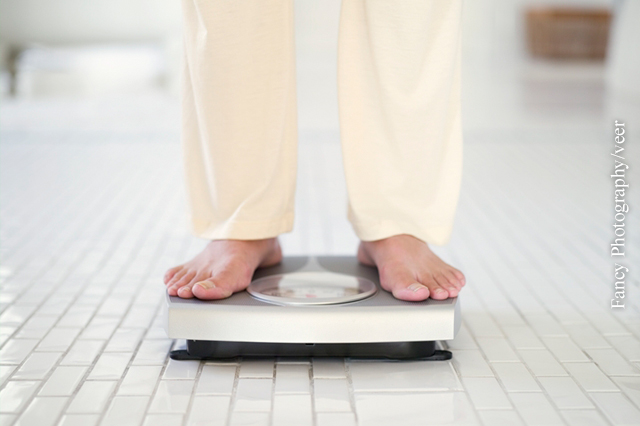 Plötzlich mehr Kilos auf der Waage 